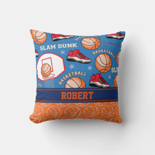 Cojín Decorativo SPORTE Nombre Personalizado Patrón de Ventiladores