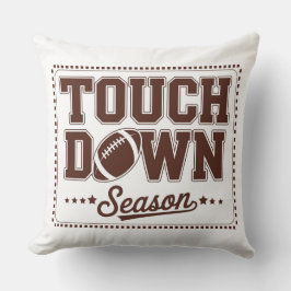 Cojín Decorativo Sports Fan Football Throw Pillow