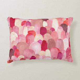Cojín Decorativo Spot Medley: Sueño Textil Rosa-Rojo.