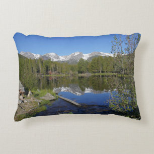 Cojín Decorativo Sprague Lake II en el Parque Nacional Rocky Mounta