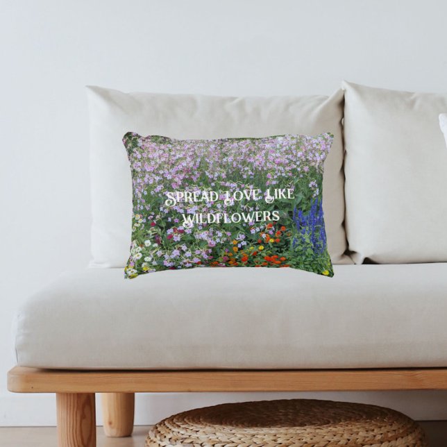 Cojín Decorativo Spread Love Like Wildflowers Inspirational Floral (In Situ)