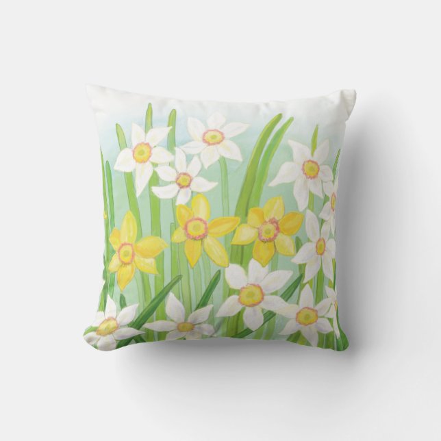 Cojín Decorativo Spring Daffodils (Anverso)