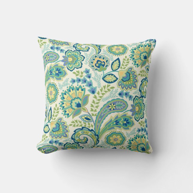 Cojín Decorativo Spring Garden Paisley (Anverso)