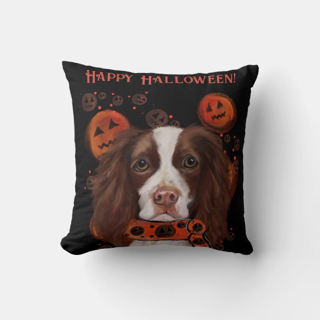 Cojín Decorativo Springer Spaniel Inglés (Anverso)
