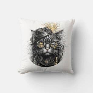 Cojín Decorativo Sprocket-Paws El Gato Funky Steampunk