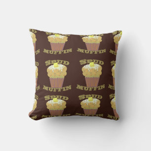 Cojín Decorativo Spud Muffin Pattern Funny Potato Design