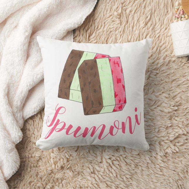 Cojín Decorativo Spumoni Italiano Gelato Helado Spumone (Manta)
