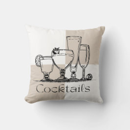 Cojín Decorativo Square Cocktails Pillow