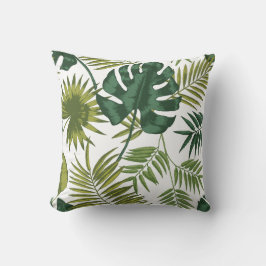 Cojín Decorativo Square pillows with a tropical leaf pattern