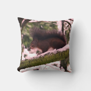 Cojín Decorativo Squirrel Winter Photo Throw Cushion 41 x 41 cm