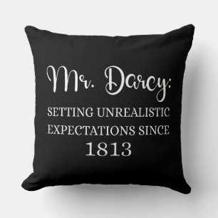 Cojín Decorativo Sr. Darcy: Expectativas Poco Realistas Desde 1813