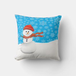 Cojín Decorativo Sr. Muñeco de Nieve