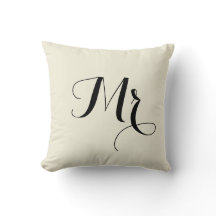 Sr. Striped Back Pillow - del blanco