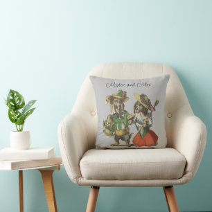 Cojín Decorativo Sr. Victorian Dachshund Pillow