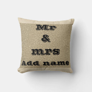 Cojín Decorativo Sr. y señora bonitos cushion