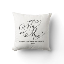 Sr. y señora Classy Typography Script Wedding