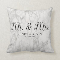 Sr. y señora Personalized Marble Stone Pattern