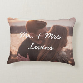 Cojín Decorativo Sr. y señora rosados Pillow