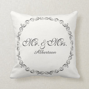 Cojín Decorativo Sr. y señora Wedding Pillow