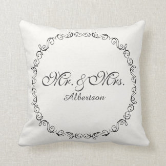 Cojín Decorativo Sr. y señora Wedding Pillow