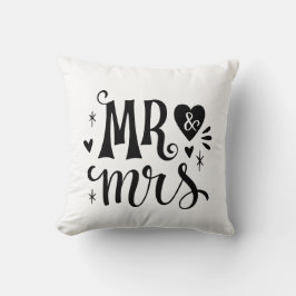 Cojín Decorativo Sr. y Sra. - Regalo Romántico para Recordar