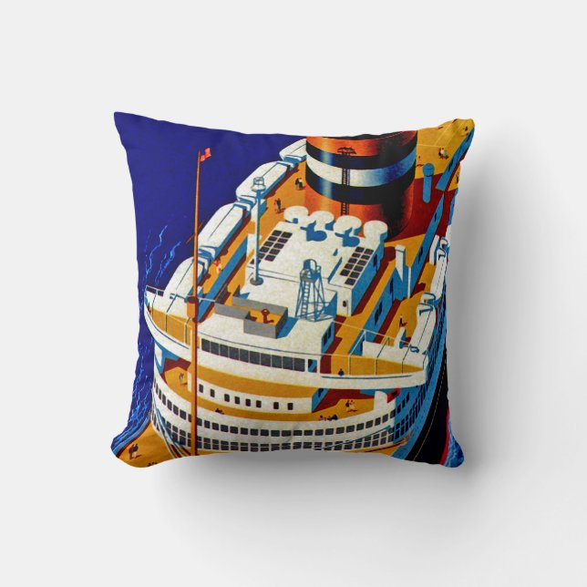 Cojín Decorativo SS Nieuw Amsterdam (Anverso)