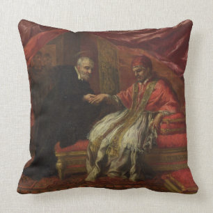 Cojín Decorativo St. Filippo Neri que cura a papa Clemente VIII