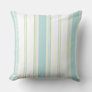 Cojín Decorativo St Ives Stripe aqua Seaglass