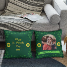 St. Patrick’s Day Shamrock Family Photo Keepsake