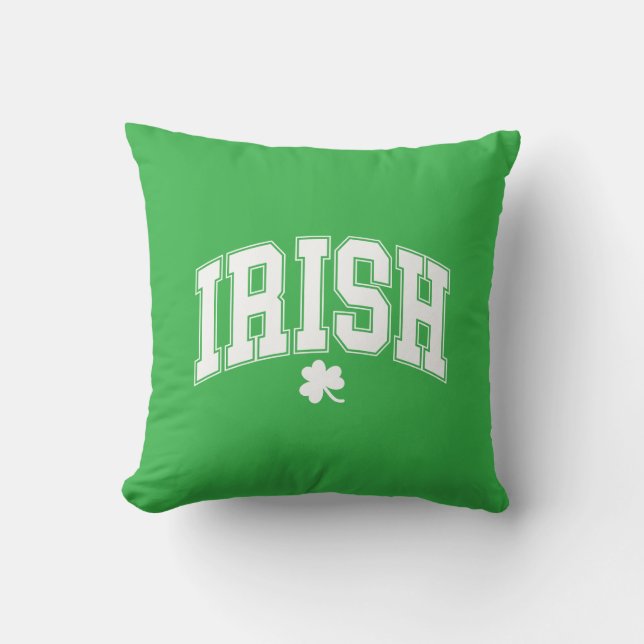 Cojín Decorativo St. Patrick's Clover Pillow (Anverso)