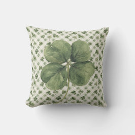 Cojín Decorativo  St Patrick's Day Four Leaf Clover 