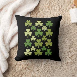 Cojín Decorativo St Patrick's Day Heart Lucky Clover Shamrock