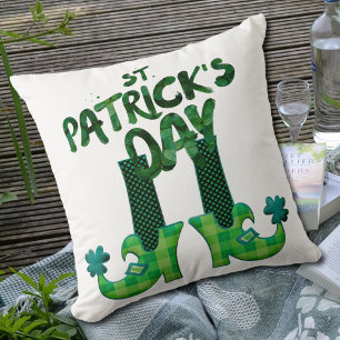 Cojín Decorativo St Patrick's Day Leprechaun Shoes