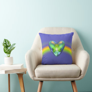 Cojín Decorativo St. Patricks Day Shamrock Heart