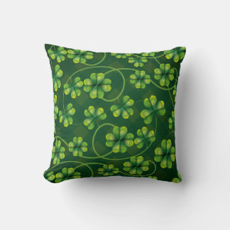 Cojín Decorativo St. Patrick's Day Shamrock Plaid