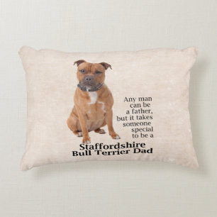Cojín Decorativo Staffie Dad Pillow