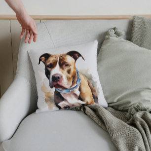 Cojín Decorativo Staffordshire Bull Terrier El Guardián Gentil🐾