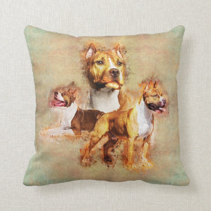 Cojín Decorativo Staffordshire Terrier americano - Amstaff