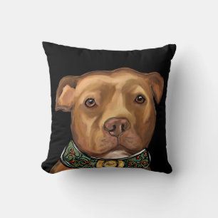 COJÍN DECORATIVO STAFFORDSHIRE TERRIER ESTADOUNIDENSE  