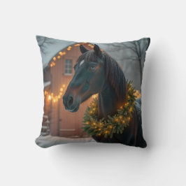 Cojín Decorativo Stallion Con Navidades Wreath