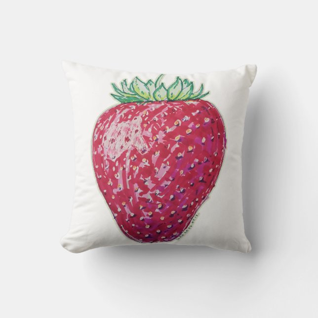Cojín Decorativo Standing Strawberry (Anverso)