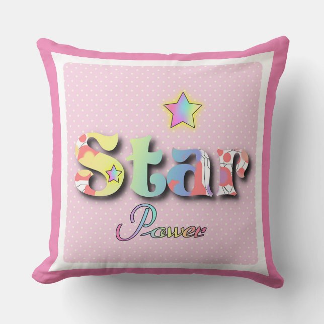 COJÍN DECORATIVO STAR POWER (Anverso)