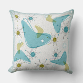 Cojín Decorativo Starburst moderno de mediados del siglo + Pillow G