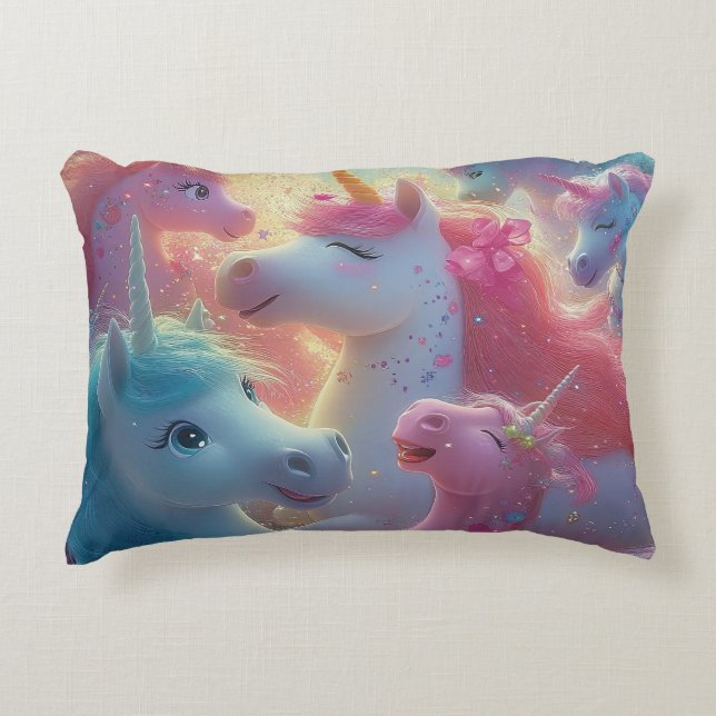 Cojín Decorativo Stardust Unicorn Gala (Anverso)