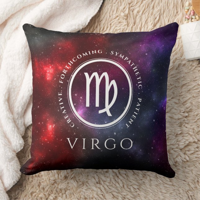Cojín Decorativo Starfield Virgo Maiden Zodiac Occidental (Manta)