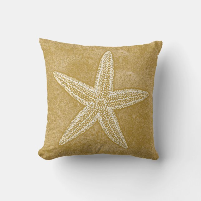 Cojín Decorativo Starfish Tan Sand (Anverso)