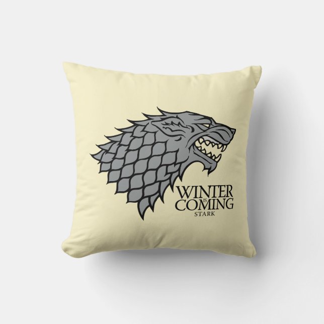 Cojín Decorativo Stark Sigil - viene el invierno (Anverso)