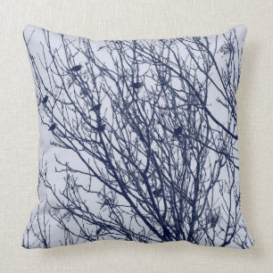 Cojín Decorativo Starlings en un árbol