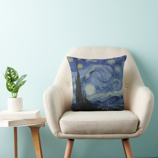 Cojín Decorativo Starry Night - Van Gogh  (Silla)
