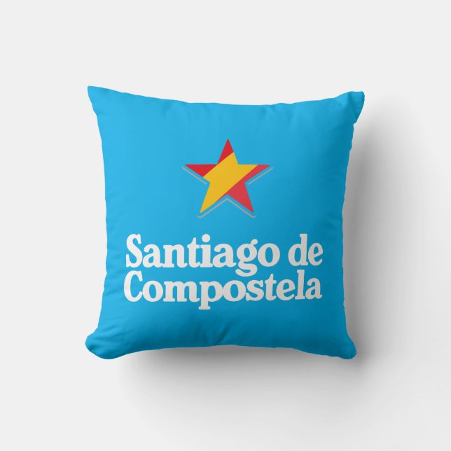 Cojín Decorativo Stars of Spain – Santiago de Compostela (Anverso)